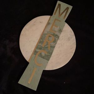 Merci Marble Cheese Board from Anthropologie